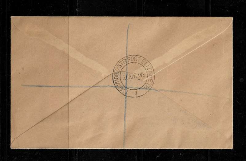 Union of South Africa - 1948 Silver Wedding Registered Cover