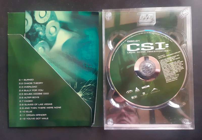 CSI : Crime Scene Investigation - Season 2 Episodes 2.1-2.12 (3 DVD Set)
