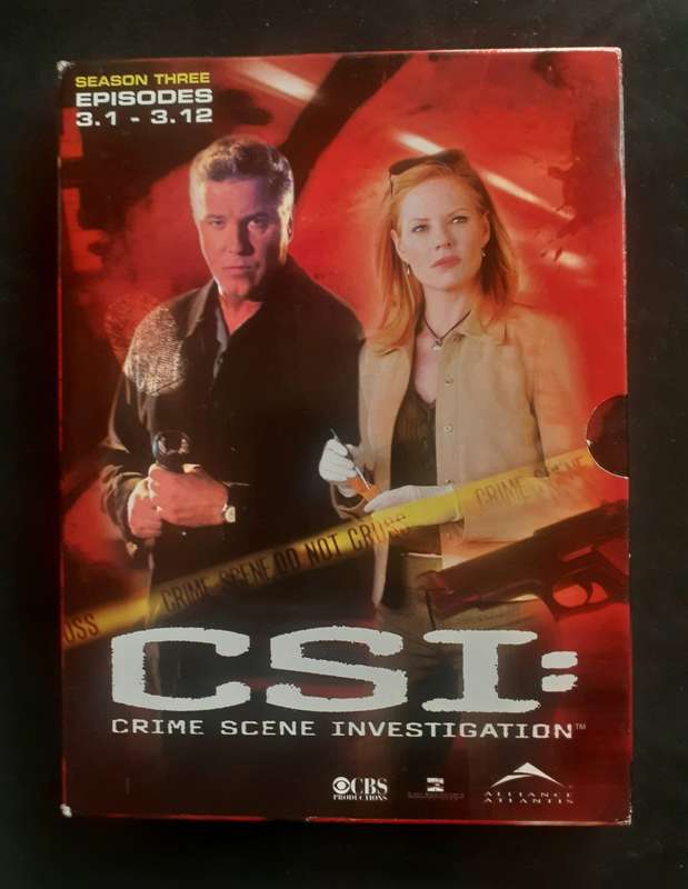 CSI : Crime Scene Investigation - Season 3 Episodes 3.1-3.12 (3 DVD Set)