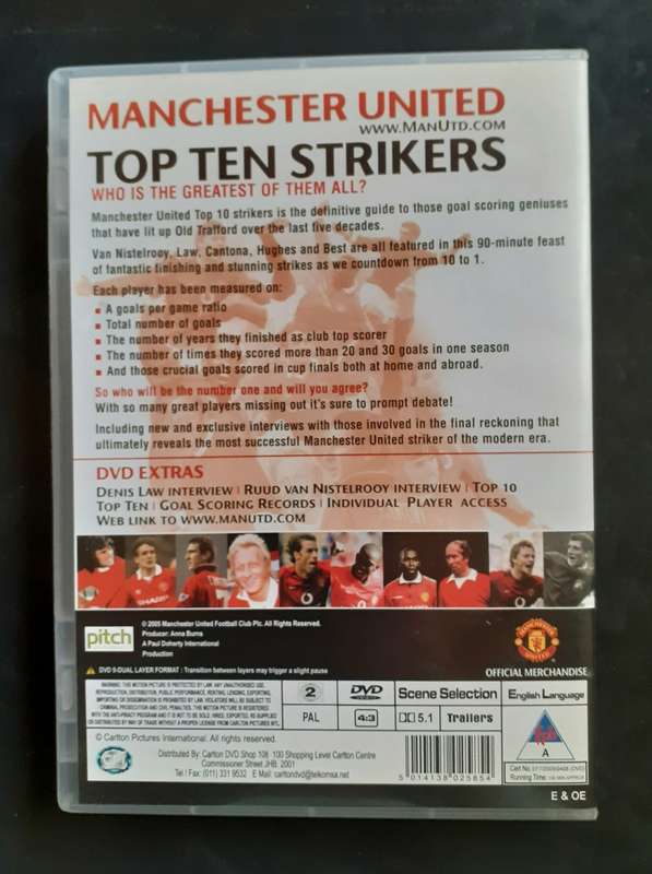 Manchester United Top Ten Strikers (DVD)