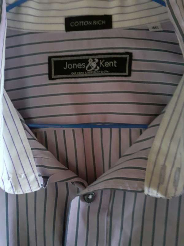Jones & Kent Men Long Sleeve Shirt Size 46