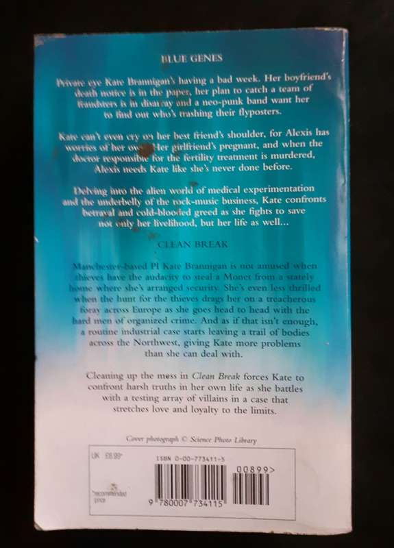 Blue Genes & Clean Break by Val McDermid (2 Novels in 1 Book)