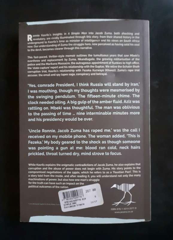 A Simple Man - Kasrils and the Zuma Enigma by Ronnie Kasrils