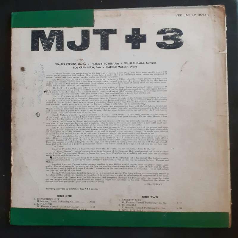 MJT+3 - MJT+3 LP Vinyl Record