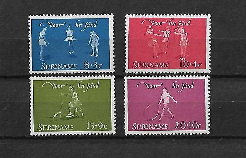 Suriname - 1964 Child Care Full Set of 4 Stamp MH