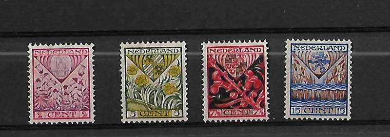 Netherlands - 1927 Child Welfare Full Set of 4 Stamps MH