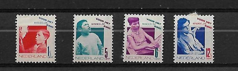 Netherlands - 1931 Child Welfare Full Set of 4 Stamps MH