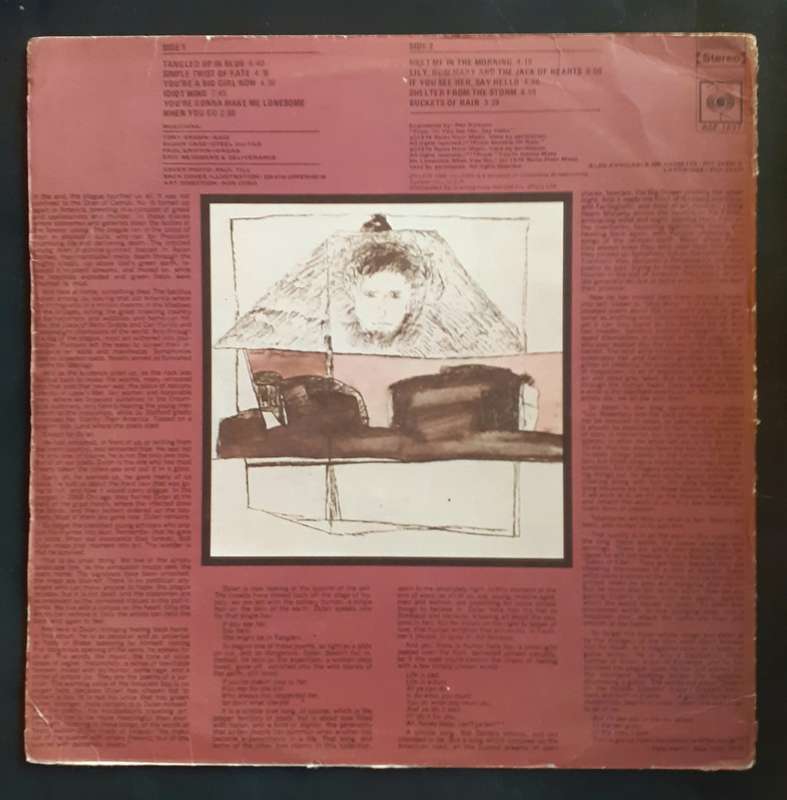 Bob Dylan - Blood On The Tracks LP Vinyl Record