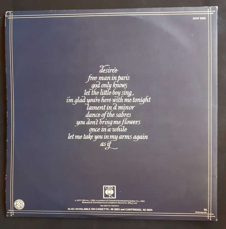 Neil Diamond - I'm Glad You're Here With Me Tonight LP Vinyl Record