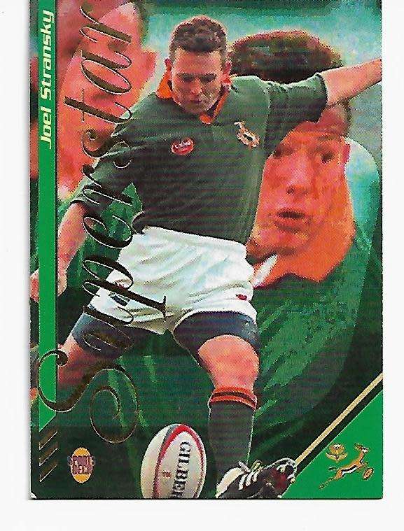 Joel Stransky 1996 Sports Deck Currie Cup Superstar Card