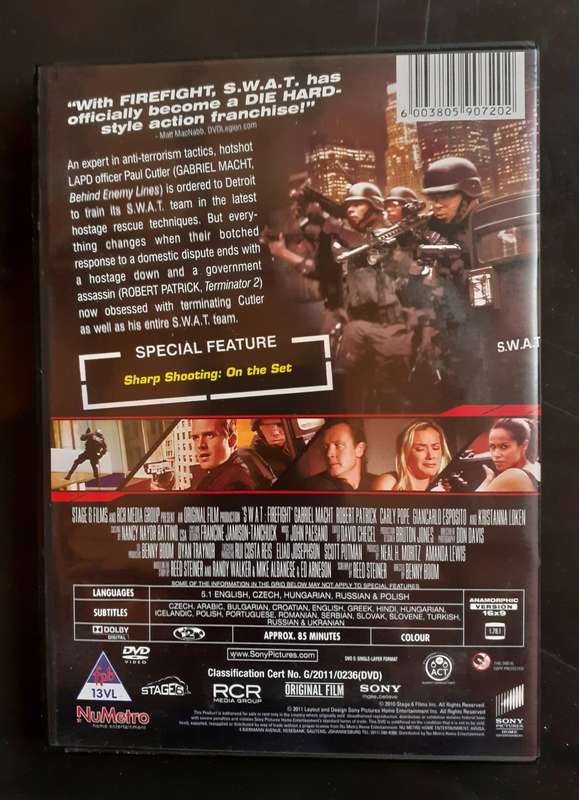 S.W.A.T. : Firefight - Gabriel Macht & Robert Patrick (DVD)