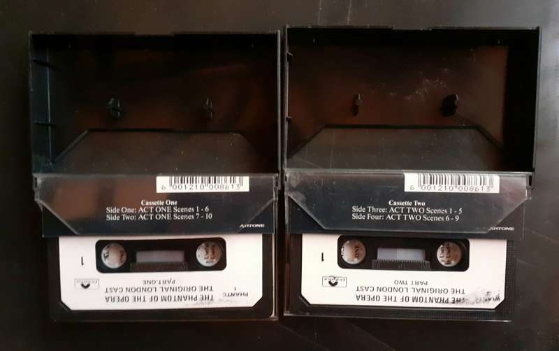 Andrew Lloyd Webber - The Phantom Of The Opera 2 Cassette Tapes Set