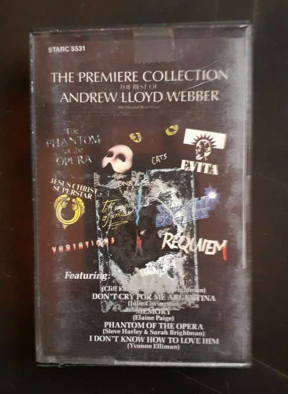 The Premiere Collection - The Best of Andrew Lloyd Webber Cassette Tape