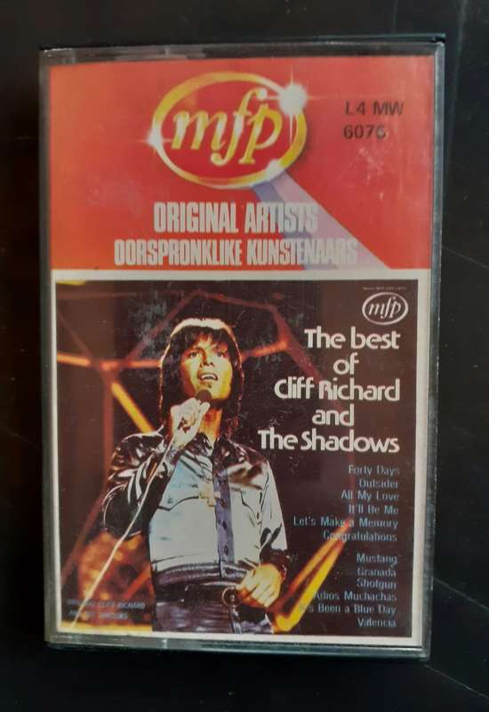 The Best of Cliff Richard and The Shadows Cassette Tape