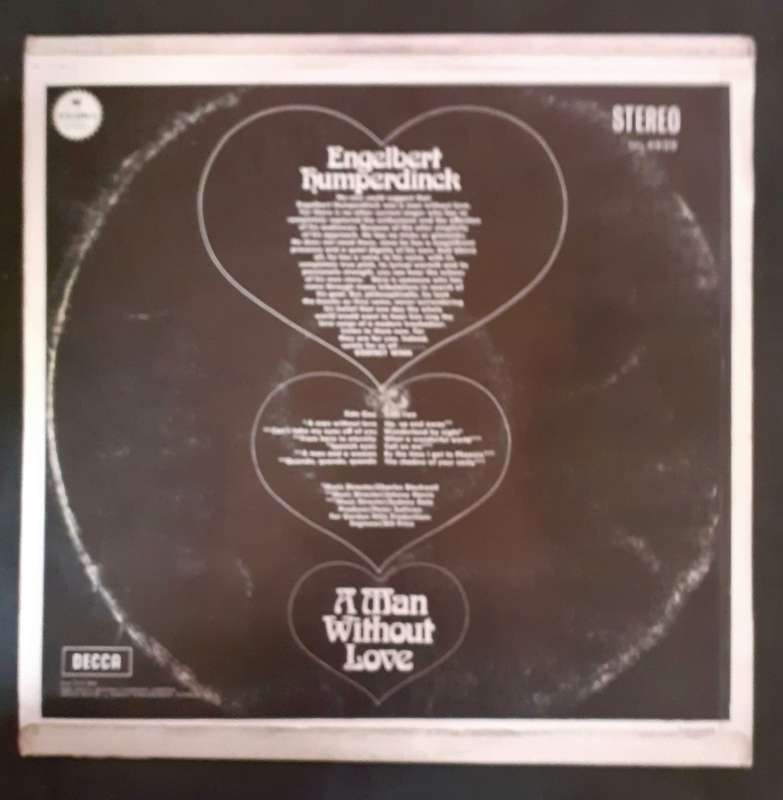 Engelbert Humperdinck - A Man Without Love LP Vinyl Record