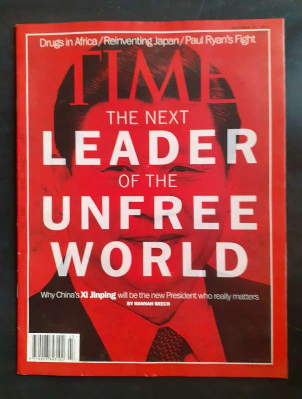 Time Magazine: The New Leader of The Unfree World Oct 22, 2012 Issue