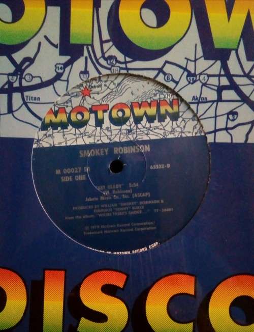 Smokey Robinson - Get Ready 12` Single Vinyl Record - USA Pressing
