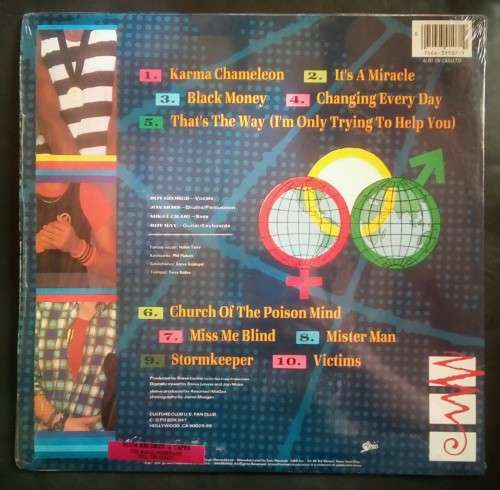 Culture Club - Colour By Numbers LP Vinyl Record - USA Pressing