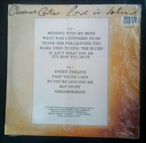 Clarence Carter - Love is Blind LP Record