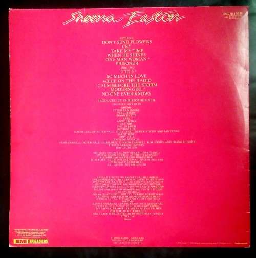 Sheena Easton - Take My Time LP Vinyl Record