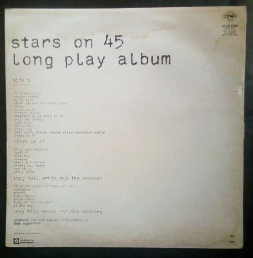 Stars on 45 - Long Play Album LP Vinyl Record
