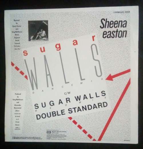 Sheena Easton - Sugar Walls 12` Single Vinyl Record