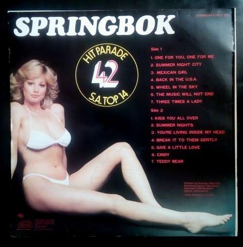 Springbok Hit Parade Vol.42 LP Vinyl Record