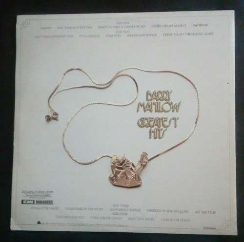 Barry Manilow Greatest Hits Double LP Vinyl Record Set