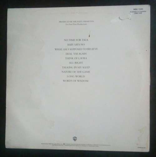 Christopher Cross - Another Page LP Vinyl Record