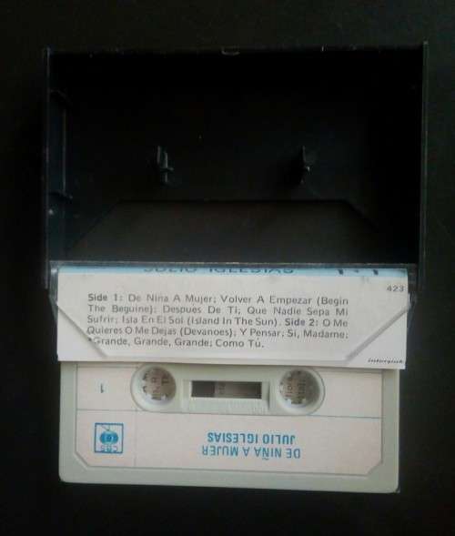 Julio Iglesias - De Nina A Mujer Cassette Tape