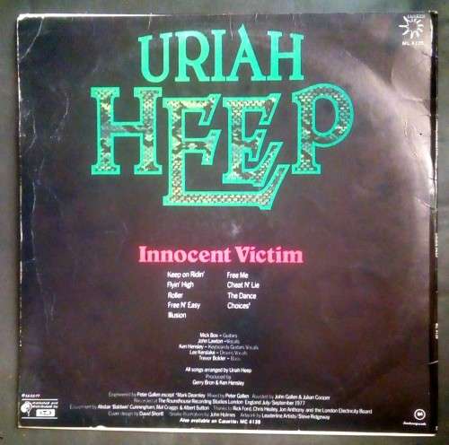 Uriah Heep - Innocent Victim LP Vinyl Record