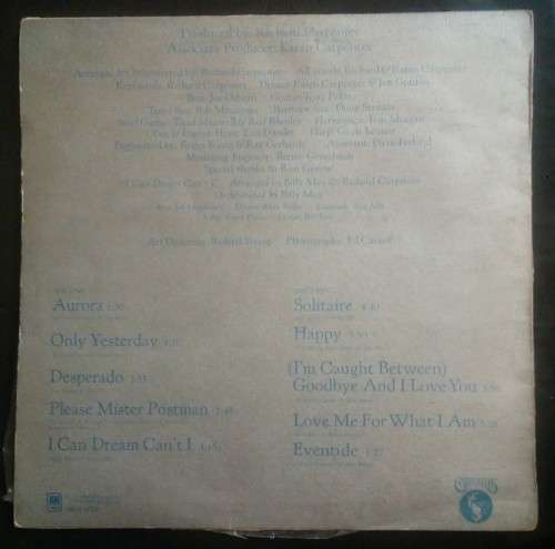 Carpenters - Horizon LP Vinyl Record