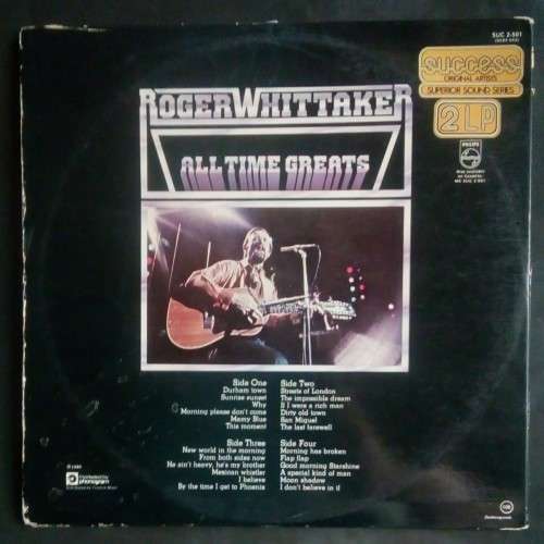 Roger Whittaker - All Time Greats Double LP Vinyl Record Set