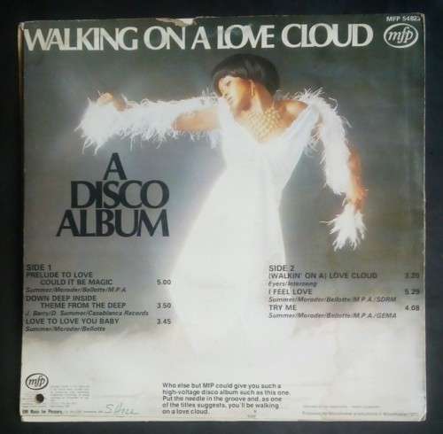 Walking On A Love Cloud - A Disco Album LP Vinyl Record