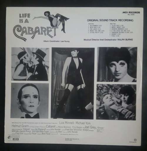Cabaret (Original Soundtrack Recording) LP Vinyl Record