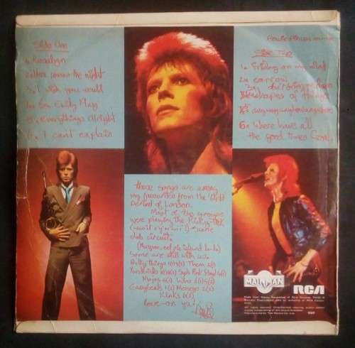 David Bowie - Pinups LP Vinyl Record