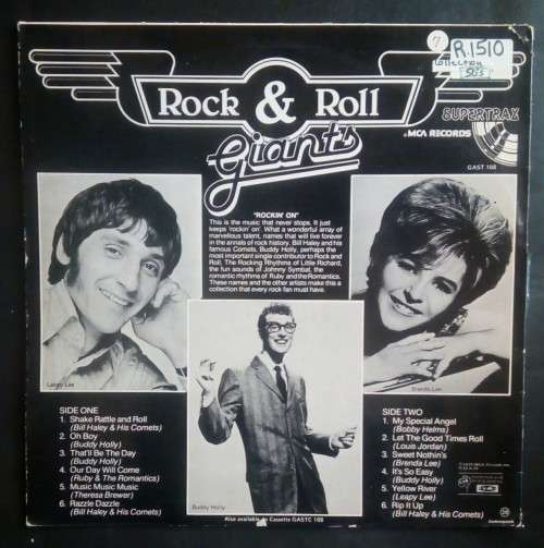 Rock and Roll Giants LP Vinyl Record