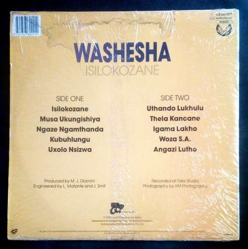 Washesha - Isilokozane LP Vinyl Record