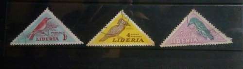 Liberia - 3 Stamps - Fine Used
