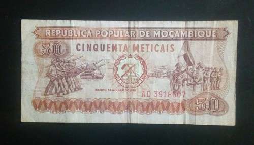Mozambique - 1980 50 Meticais Bank Note - VG