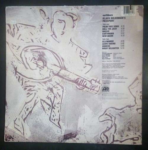 Passport - Earthborn LP Vinyl Record - USA Pressing