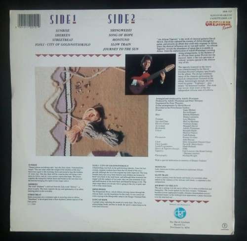 David Hewitt - An African Tapestry LP Vinyl Record