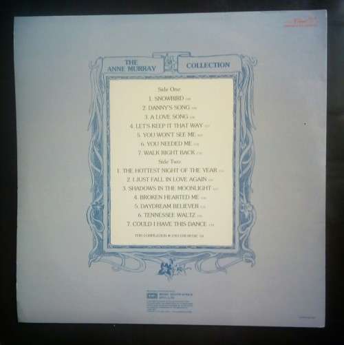 Anne Murray - The Anne Murray Collection LP Vinyl Record