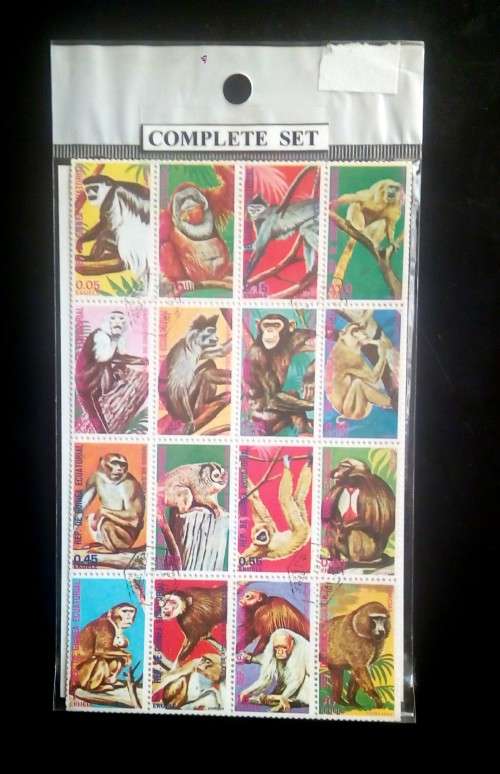 Equatorial Guinea - Monkeys Full Sheet - CTO