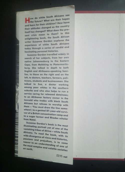 Under The Harrow - Lives of White South Africans by Suzanne Gordon