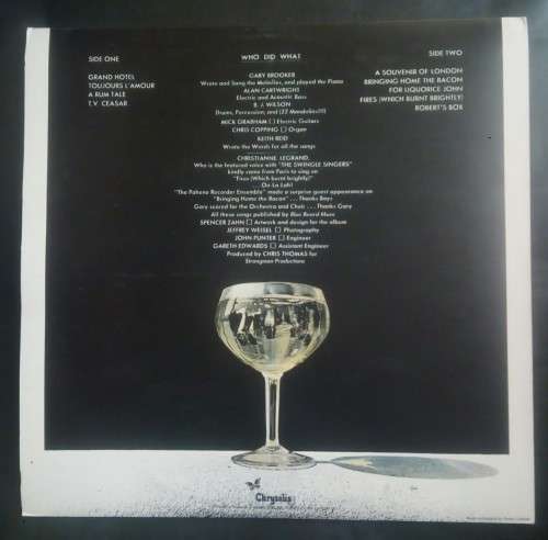 Procol Harum - Grand Hotel LP Vinyl Record with Booklet - UK Pressing