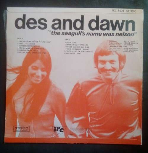 Des and Dawn - The Seagull`s Name Was Nelson LP Vinyl Record