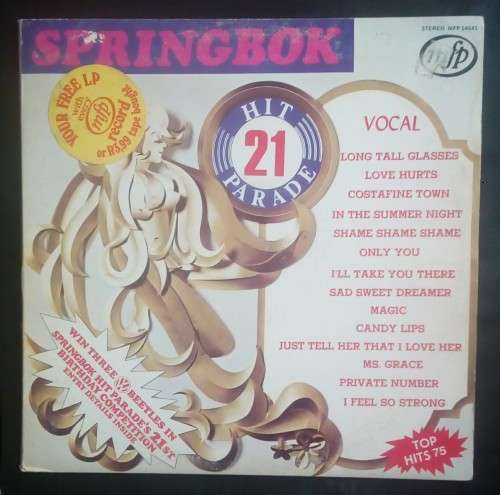 Springbok Hit Parade Vol.21 LP Vinyl Record