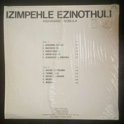 Izimpehle Ezinothuli - Asihambe Sobula LP Vinyl Record