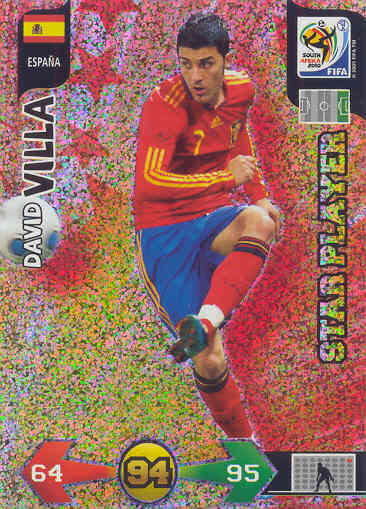 DAVID VILLA - ADRENALYN XL STAR PLAYER
